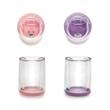 /armelii-double-walled-bear-cup-145-ml-2-pack-purple-pink